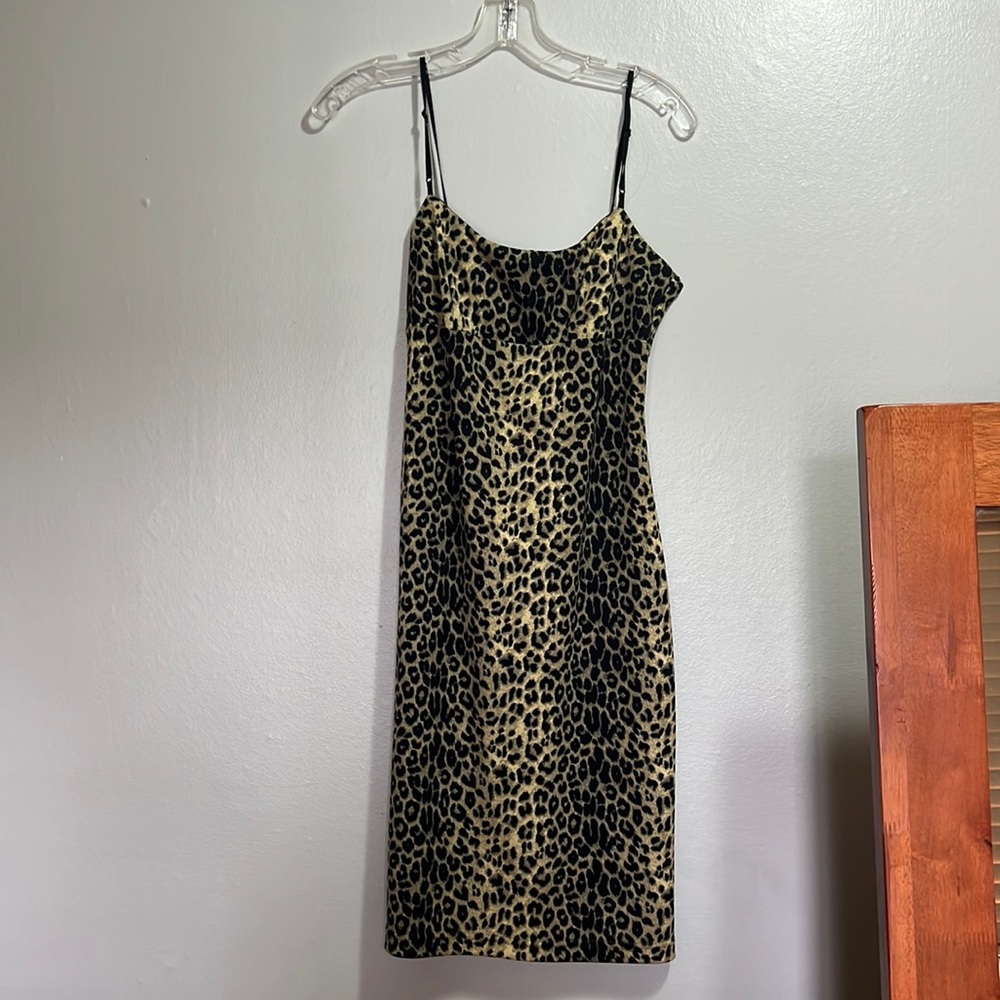Cheetah Print Dress Size Medium